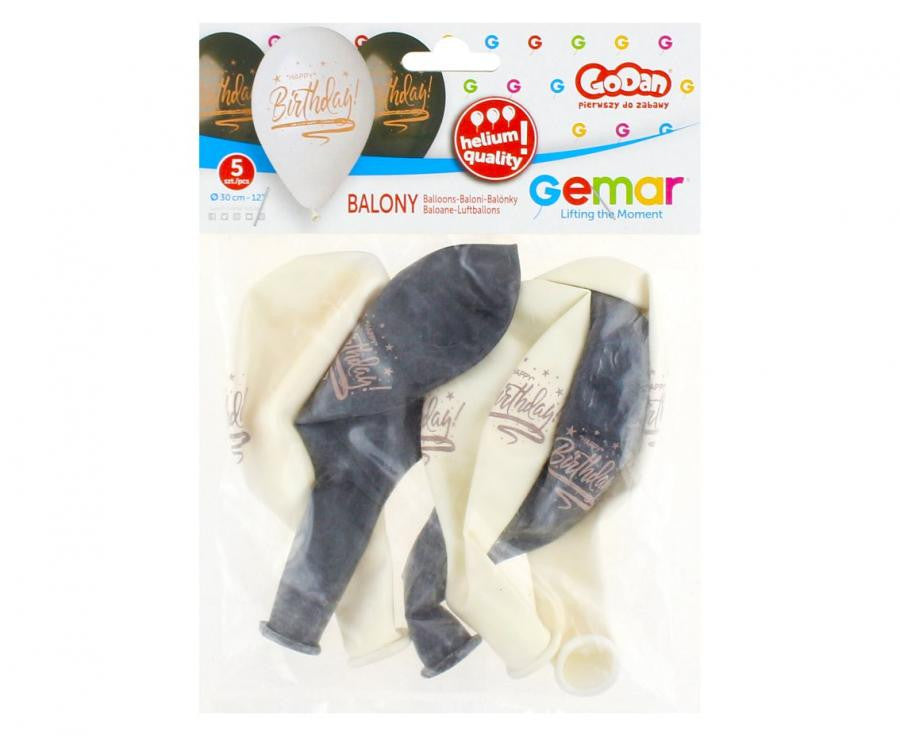 Daudz laimes dzimšanas dienā Baloni dzimšanas dienā, 5 gab. 13 collas (33 cm)