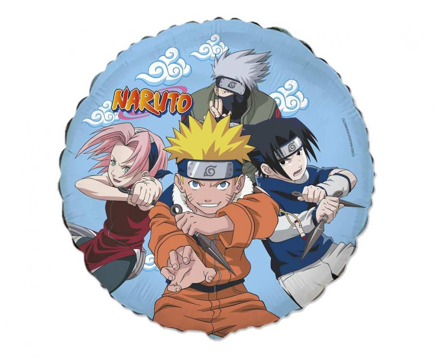 Naruto Team 7 folijas balons 46 cm (WP)