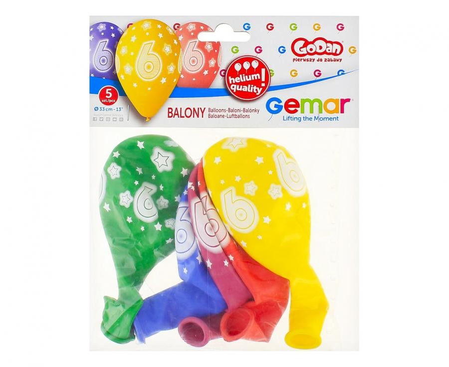 Daudz laimes dzimšanas dienā zvaigzne Daudz laimes dzimšanas dienā 6 baloni, 5 gab. iepakojumā 13 collas (33 cm)