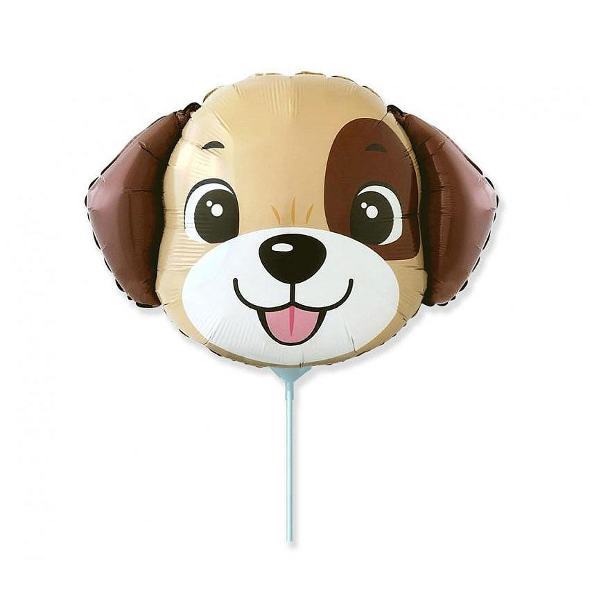 Suņa brūns folijas balons 36 cm (WP)