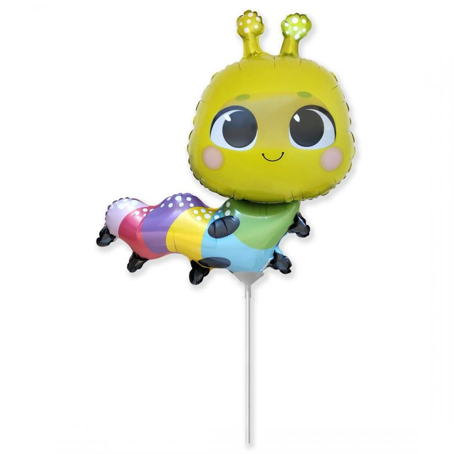 Dzīvnieki Krāsaini Krāsains kāpurs mini folijas balons (WP)