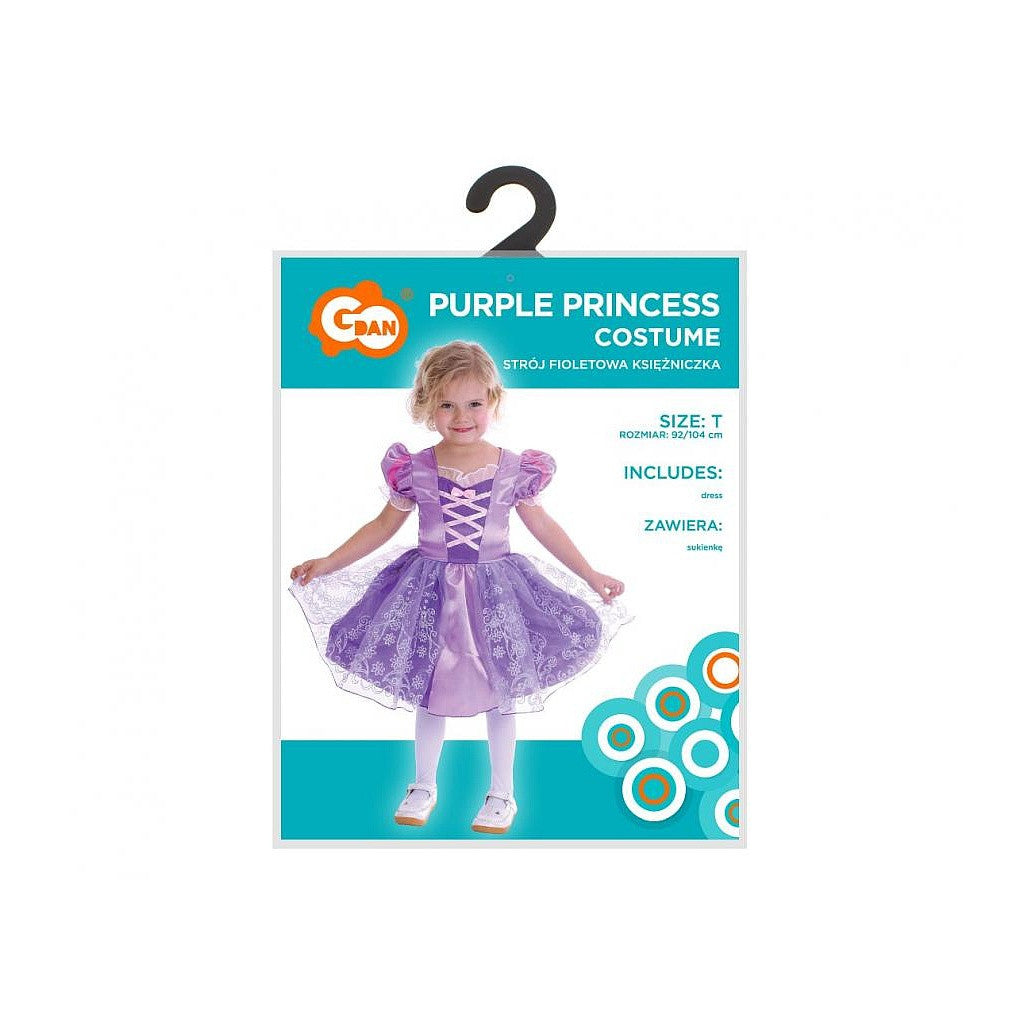 Princeses kostīms Violeta princese 92/104 cm