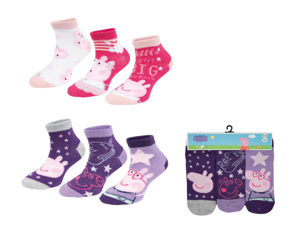 Peppa Pig Dream bērnu neredzamās zeķītes 23-34