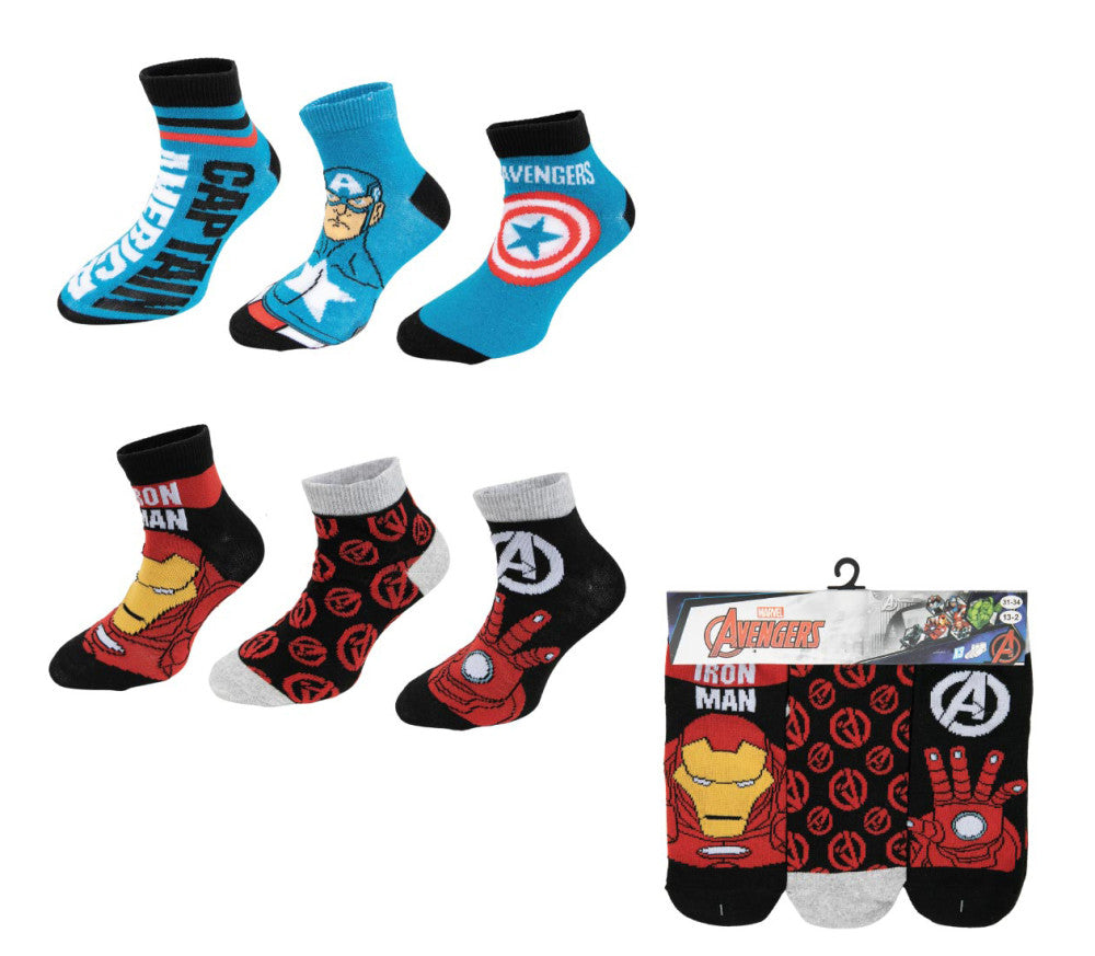 Avengers bērnu zeķītes līdz potītēm 23-34