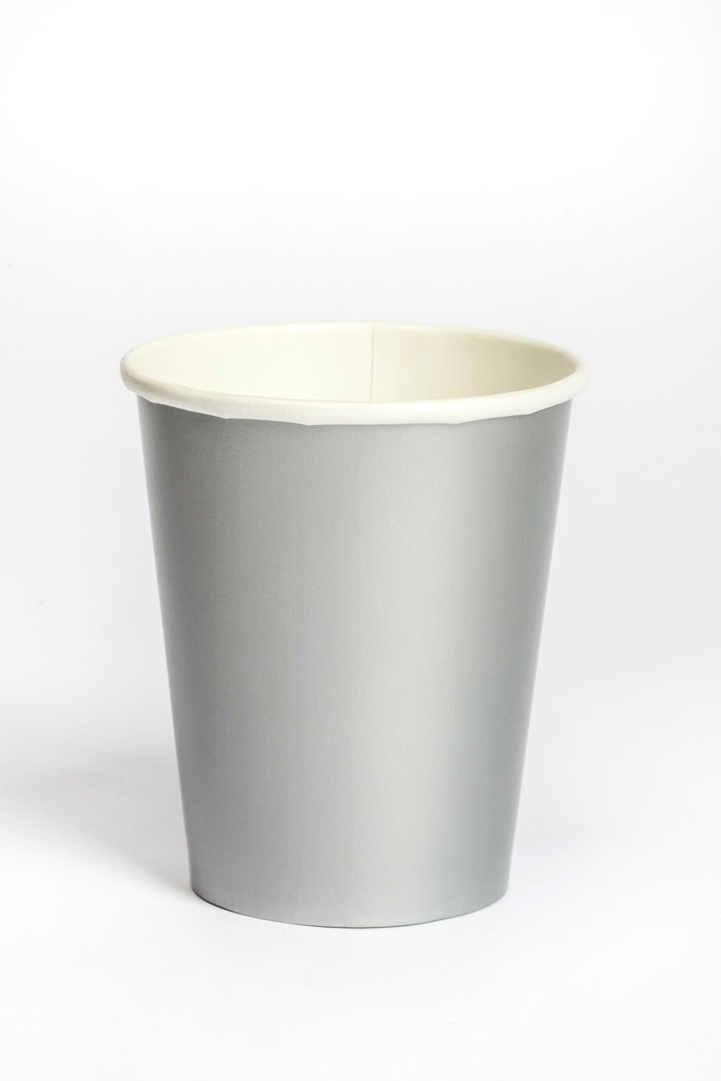 Krāsainas sudraba krāsas papīra krūzītes 8 gab. 250 ml