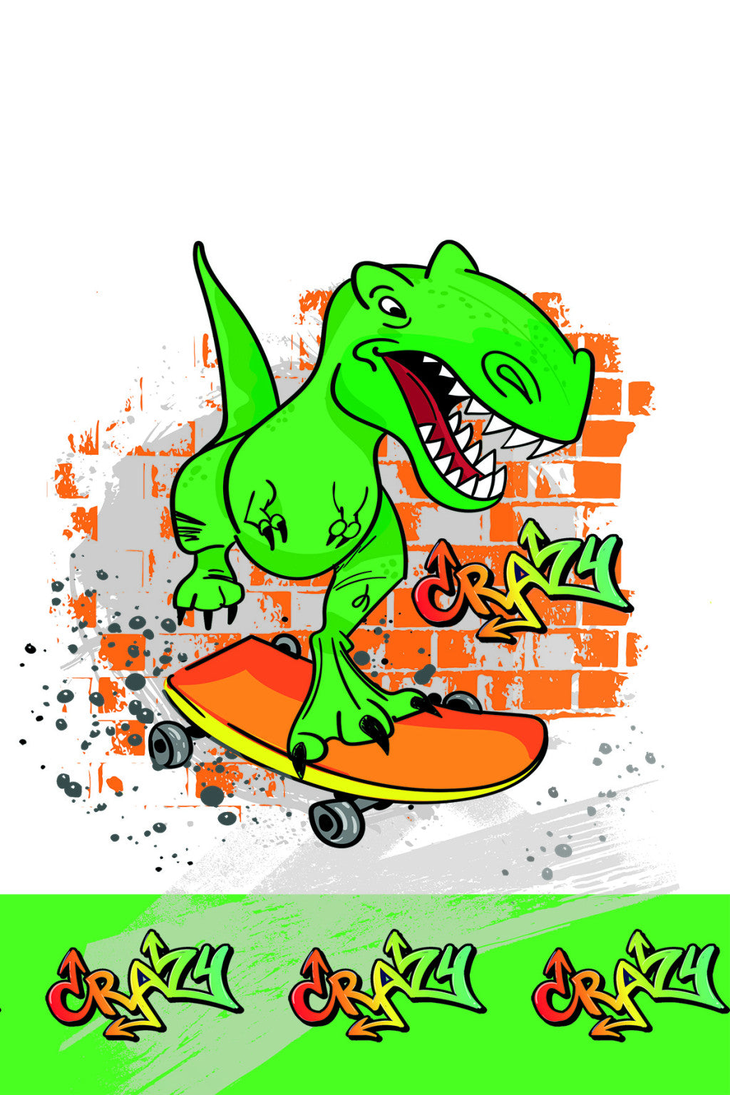 Papīra galdauts "Dinozaurs Crazy" 120x180 cm