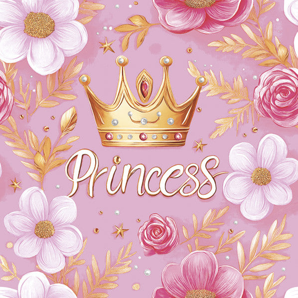 Princeses kroņprinceses salvetes 20 gab. 33x33 cm