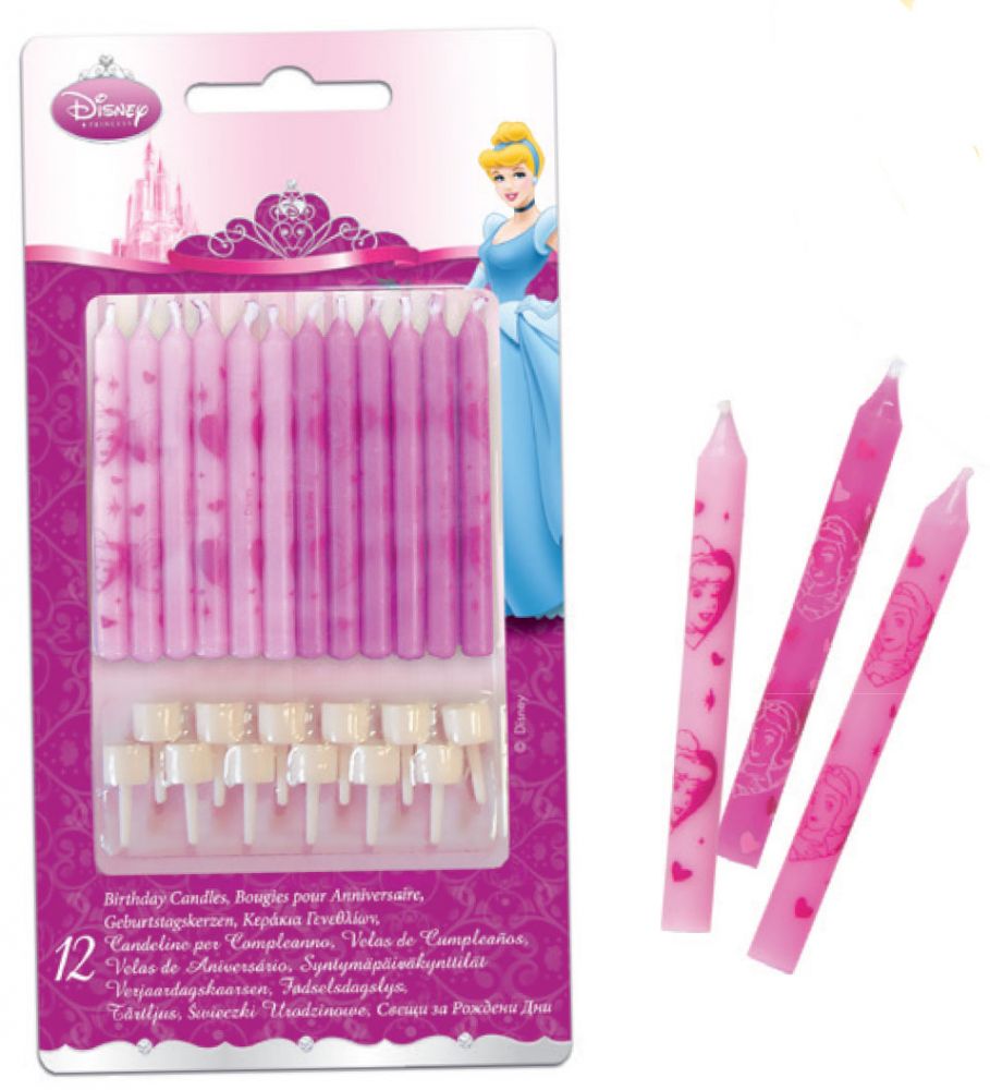 Disney Princess kūkas sveču komplekts "Live Your Story" (12 gab.)