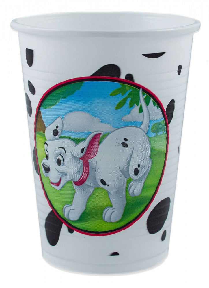 Disney 101 dalmācietis rotaļu plastmasas krūzītes 8 gab. 200 ml