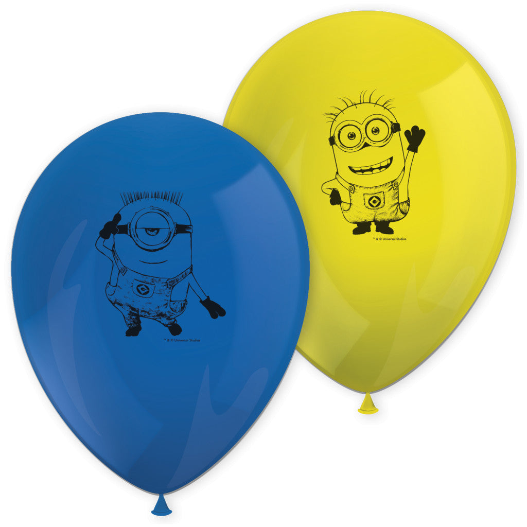 Minions "Gru uzplaukums" balonu komplekts, 8 daļas