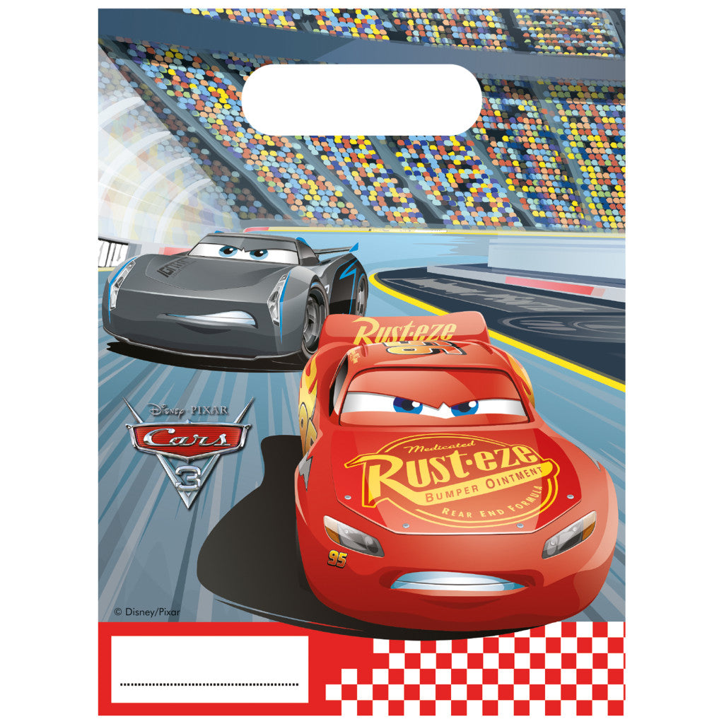 Disney Cars Arena Race dāvanu maisiņu komplekts, 6 gab.