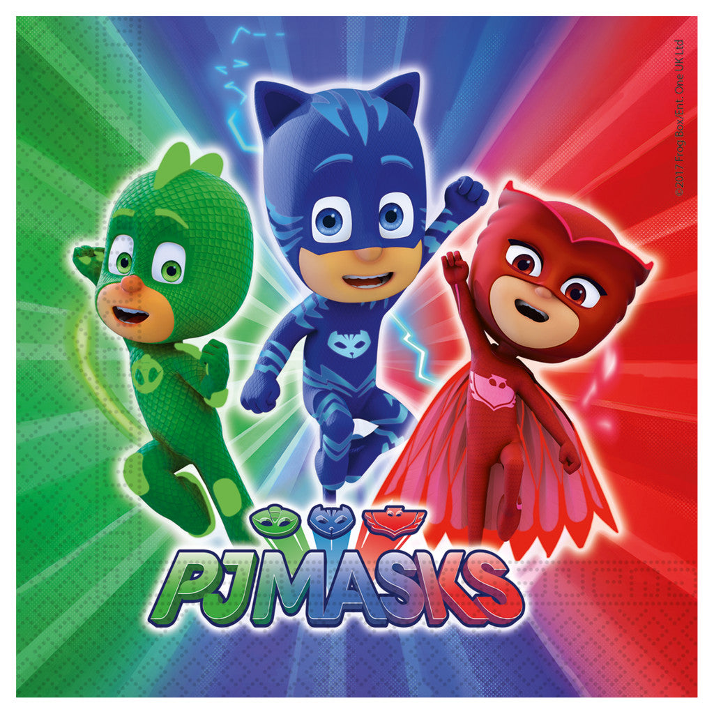 PJ Masks Trio salvetes 20 gab. 33x33 cm