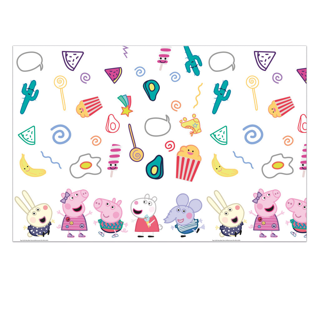 Peppa Pig Messy Play plastmasas galdauts 120x180 cm