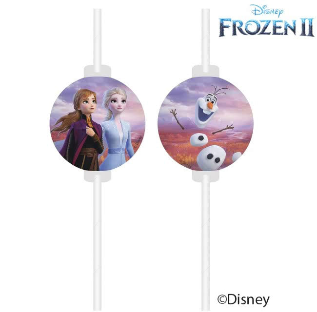 Disney Frozen Leaf papīra salmiņu komplekts, 4 gab.