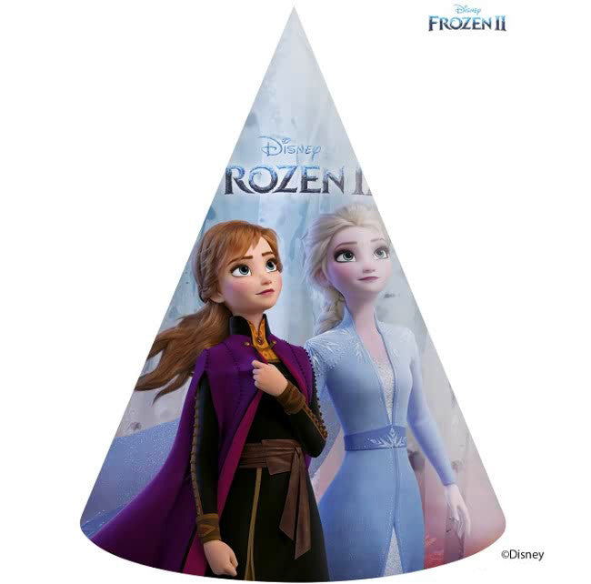 Disney Frozen Leaf ballīšu cepures, papīra cepures, 6 gab.