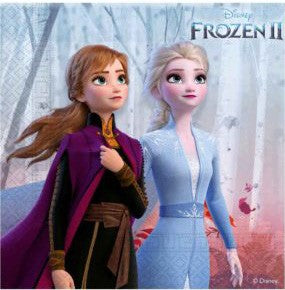 Disney Frozen Leaf salvešu komplekts, 16 gab., 25x25 cm