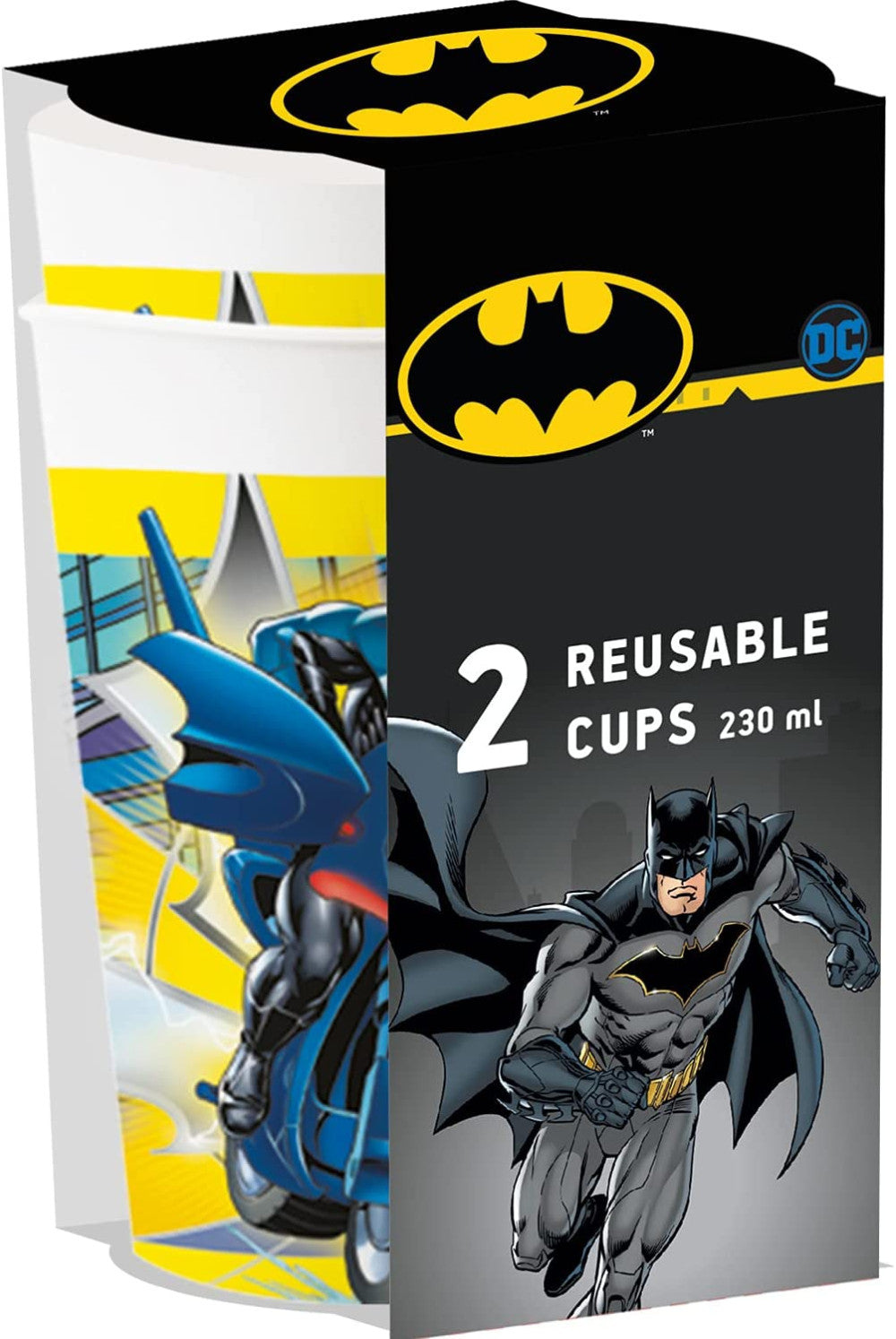 Batman Rogue Rage plastmasas krūzīšu 2 daļu komplekts 230 ml