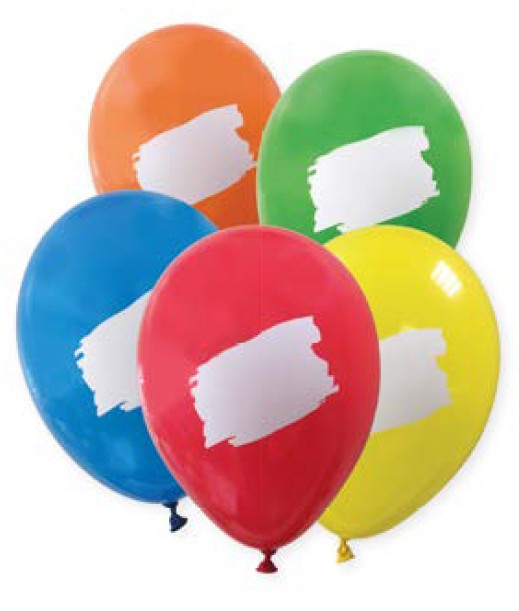 Daudz laimes dzimšanas dienā uzrakstāms balons, 6 gabali