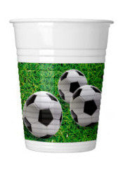 Futbola laukuma plastmasas krūzīšu komplekts, 8 gab., 200 ml