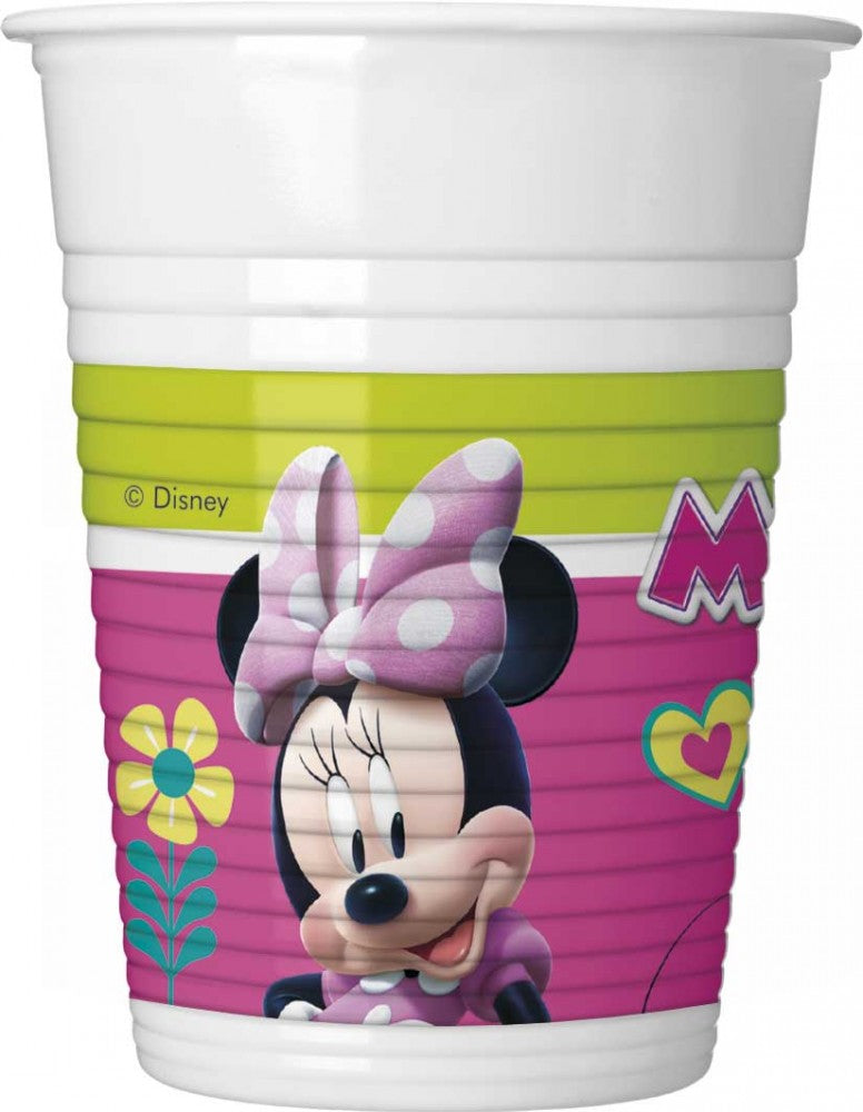 Disney Minnie Happy Helpers plastmasas krūzīšu komplekts 8 gab. 200 ml