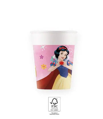 Disney Princess "Live Your Story" papīra krūzītes 8 gab. 200 ml FSC