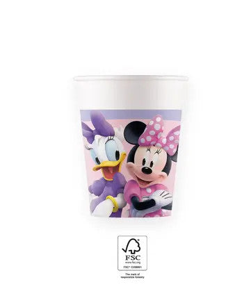 Disney Minnie Junior papīra krūzītes 8 gab. 200 ml FSC