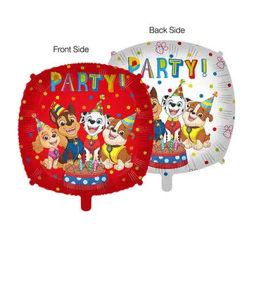 Folijas balons "Ķepu patruļa" (2 gab.), divpusējs, 46 cm