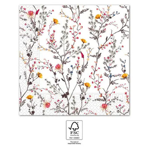 Krāsainas salvetes "Modern Branches" 20 gab., 33x33 cm, FSC