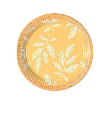 Papīra šķīvji "Apelsīnu ziedi" 8 gab., 20 cm