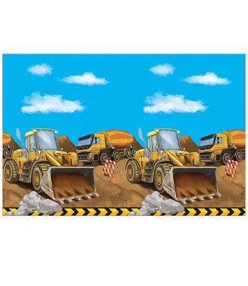 Plastmasas galdauts "Construction Grabber" 120x180 cm