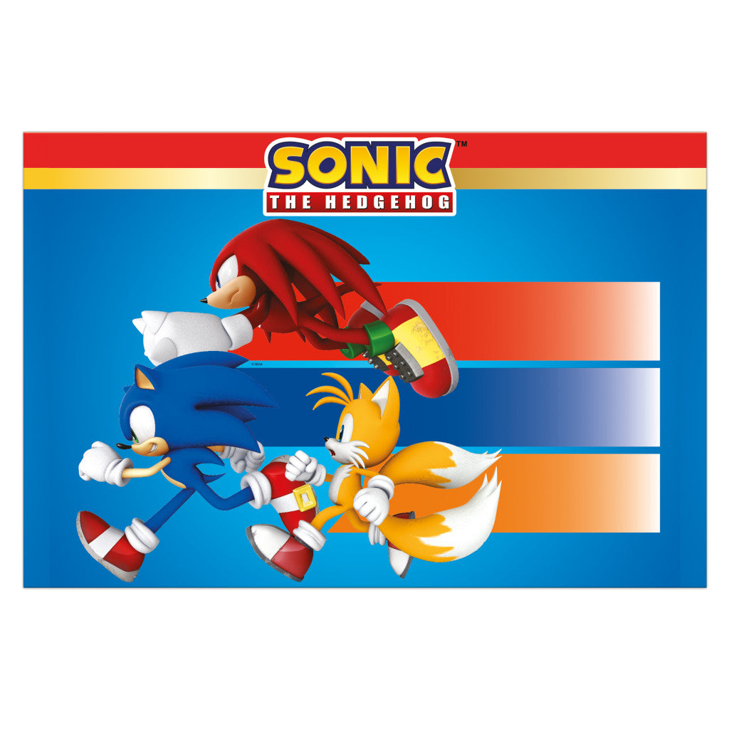 Sonic the Hedgehog Sega Sonic the Hedgehog plastmasas galdauts 120x180 cm