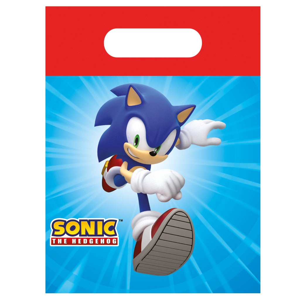 Sonic the Hedgehog Sega Sonic the Hedgehog papīra dāvanu maisiņš, 4 gab.