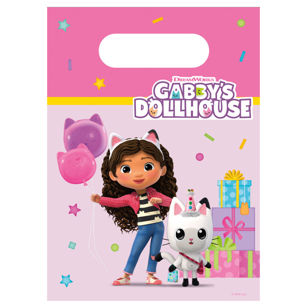 Gabby's Dollhouse Friends papīra dāvanu maisiņu komplekts (4 gab.)