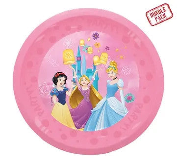 Disney Princess Junior Live Your Story mikro augstākās kvalitātes plastmasas šķīvju komplekts, 4 daļas, 21 cm
