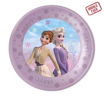 Disney Frozen Wind mikrošķiedras plastmasas šķīvju komplekts, 4 gab., 21 cm