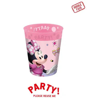 Disney Minnie Junior mikro premium plastmasas krūzīšu komplekts, 4 daļas, 250 ml