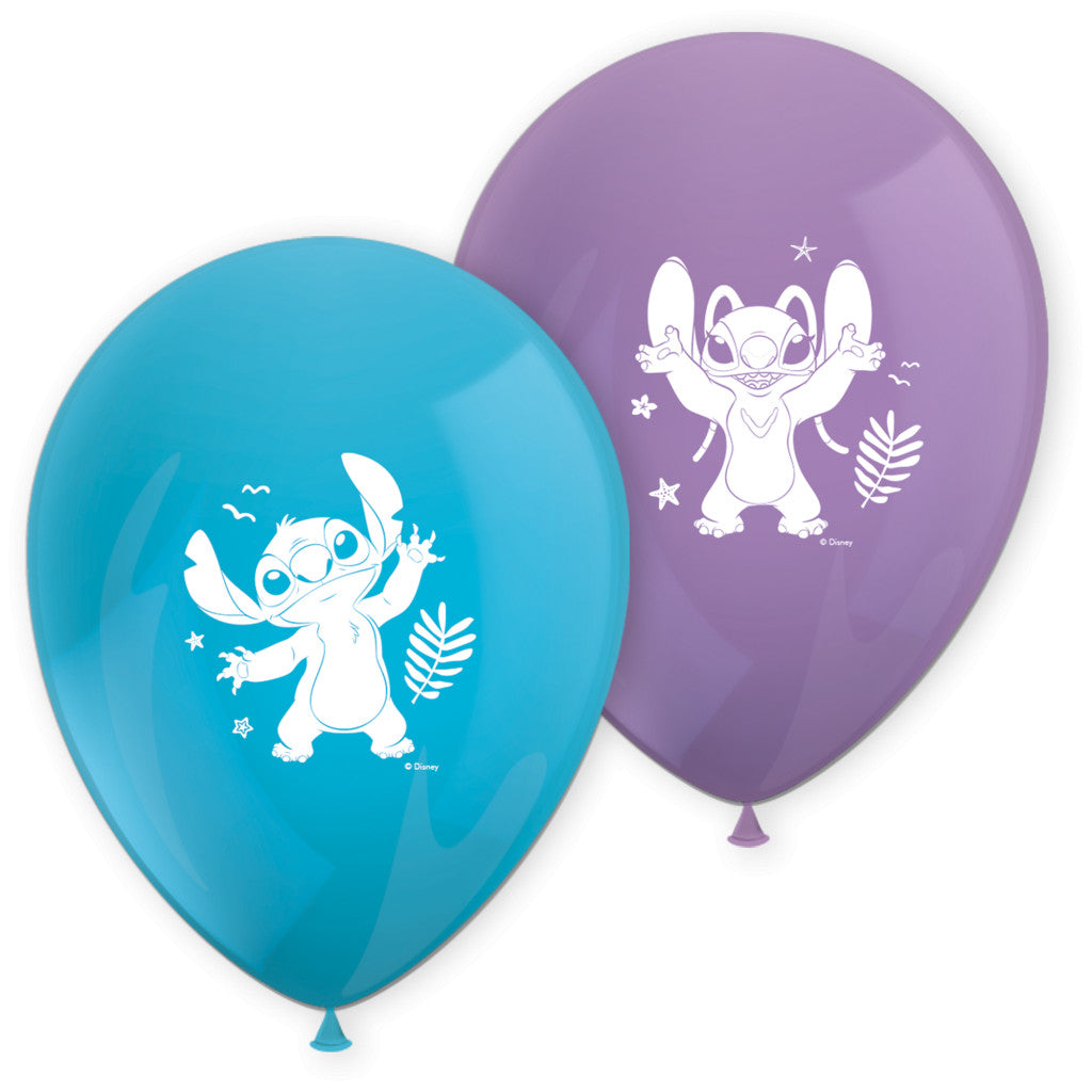 Disney Lilo un Stitch eņģeļu baloni, 8 gab.