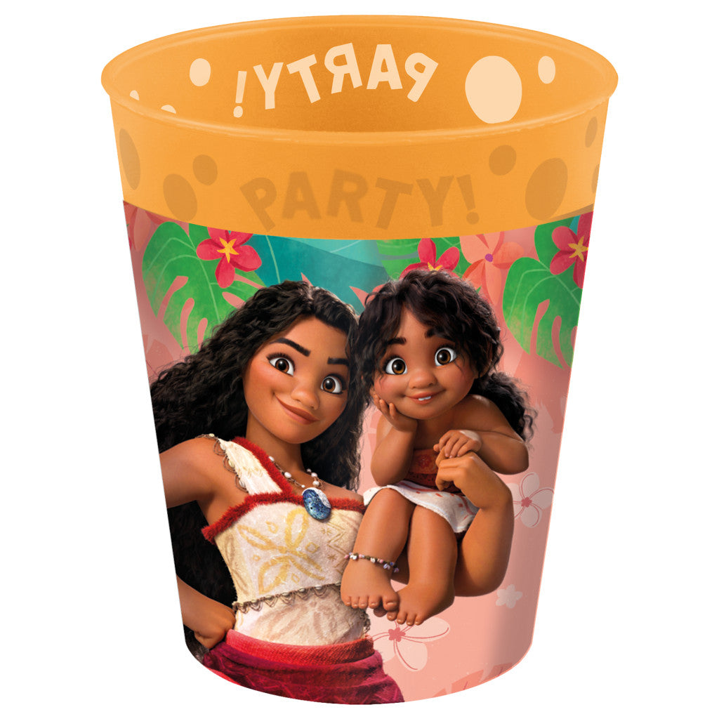 Disney Vaiana Sailing Spirit mikro premium plastmasas krūzīšu komplekts 4 gab. 250 ml