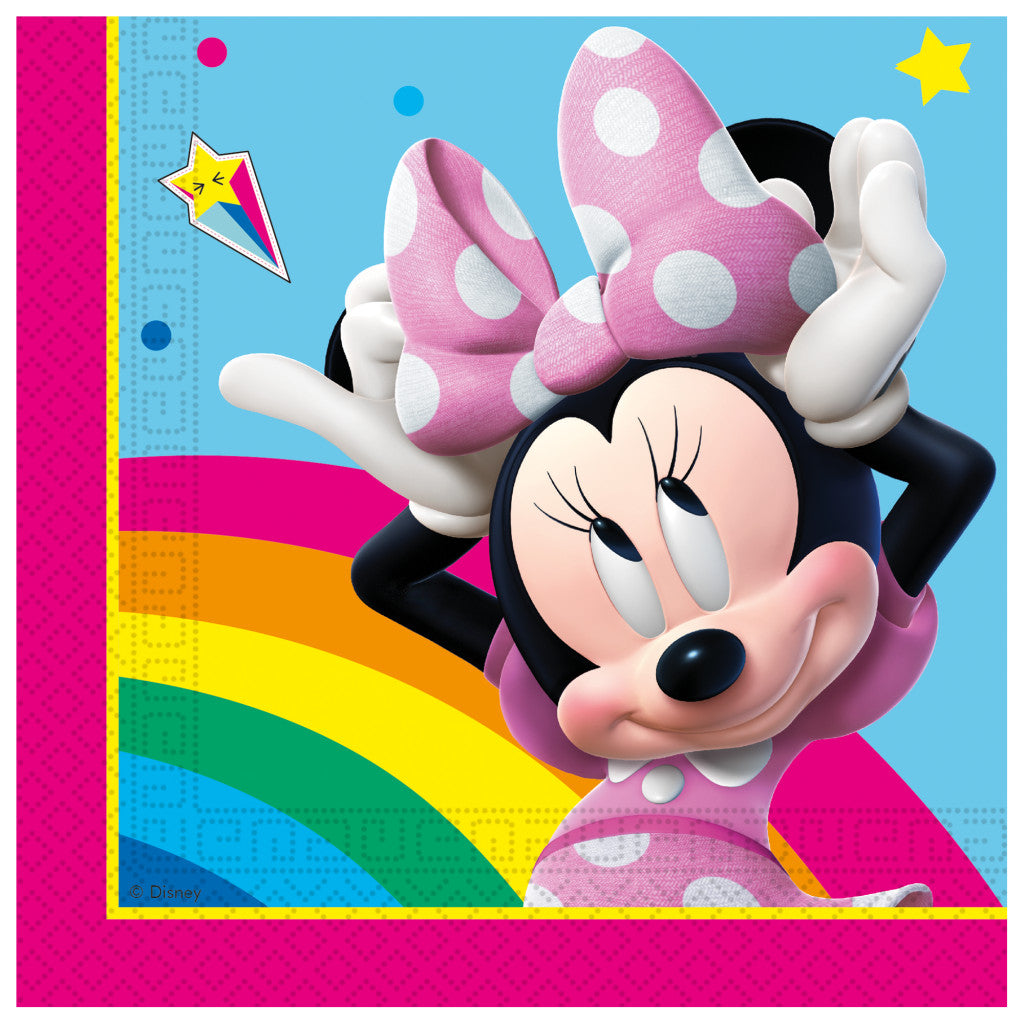 Disney Minnie Makes Me Smile salvešu iepakojums, 20 gab., 33x33 cm, FSC