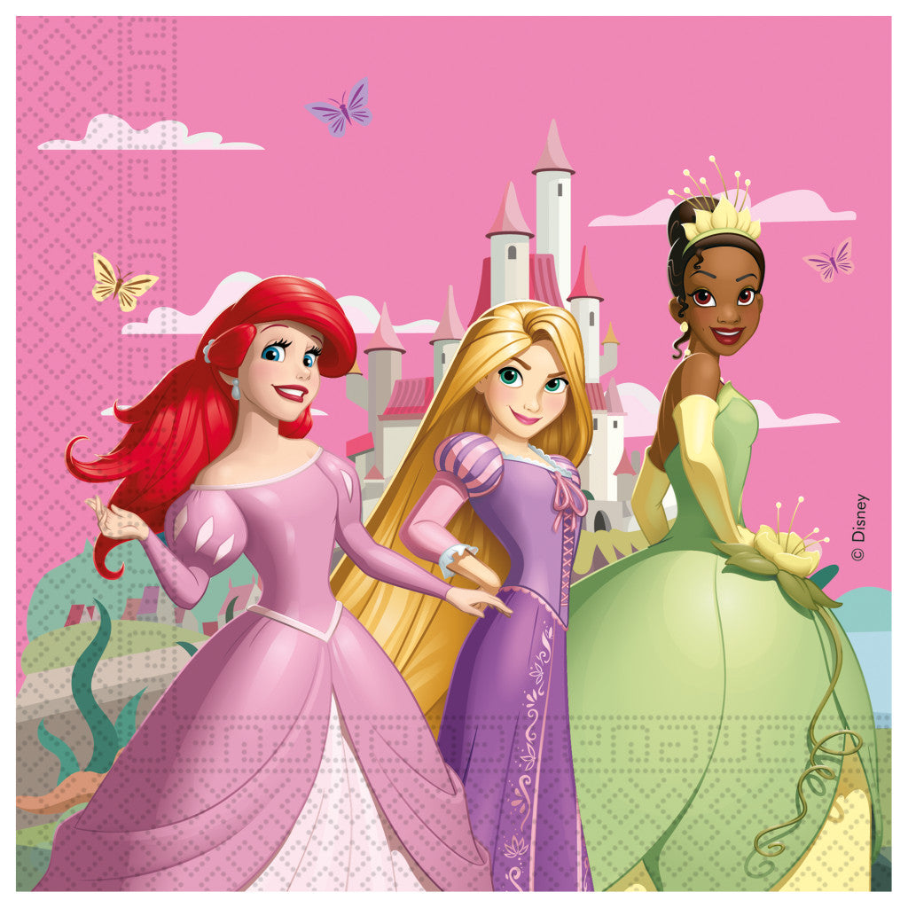 Disney Princess "Radi savu pasauli" salvetes, 20 gab., 33x33 cm, FSC