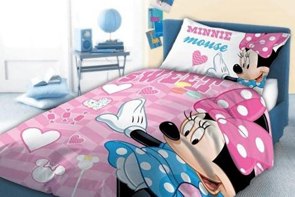 Disney Minnie Sweet bērnu gultasveļas komplekts 100–135 cm, 40–60 cm