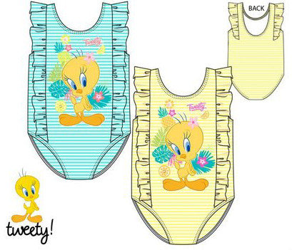 Looney Tunes Tweety mazuļu peldkostīms, peldēšanai, 12-36 mēneši