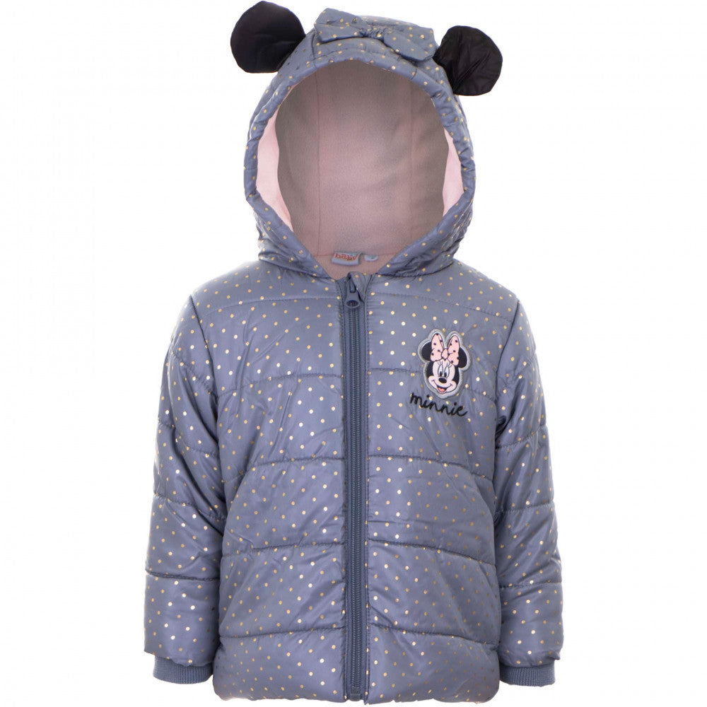 Disney Minnie mazuļu polsterētā jaka 6-24 mēneši