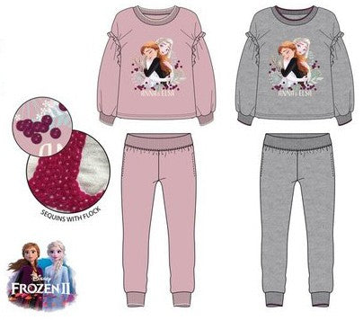 Disney Frozen bērnu treniņtērps ar fliteriem, skriešanas komplekts 4-8 gadi