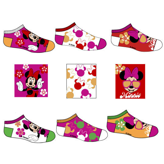 Disney Minnie Sun bērnu zeķītes līdz potītēm 23-34