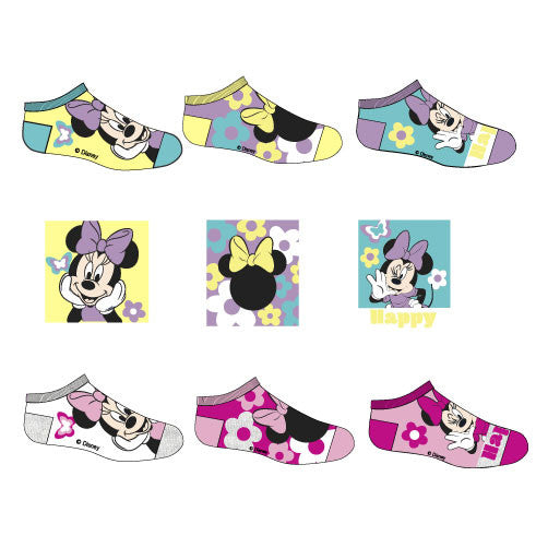 Disney Minnie Happy bērnu zeķītes līdz potītēm 23-34