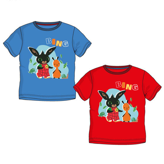Bing Animal bērnu īsais T-krekls, topiņš 3-6 gadi