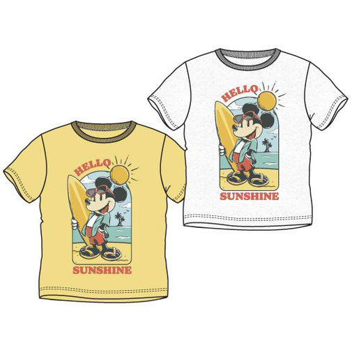 Disney Mickey Sunshine bērnu īsais T-krekls, topiņš 3-8 gadi