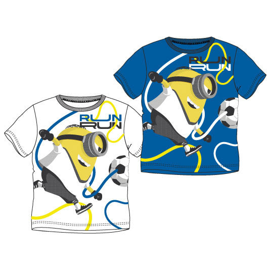 Minions Run bērnu īsais krekls, 3-8 gadi