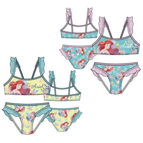 Disney Princess Ariel bērnu peldkostīms, bikini 3-6 gadi